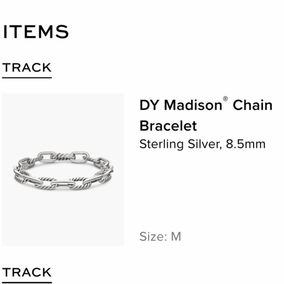 David Yurman Madison Chain Bracelet - Picture 7 of 8